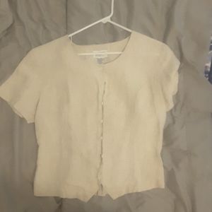 Women's Talbot short sleeve khaki size 10 top